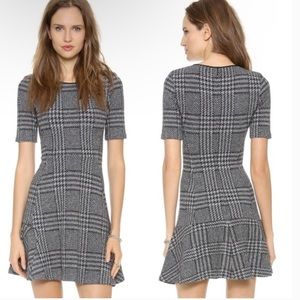 Theory Nikay Drop -Skirt Plaid Dress size 0